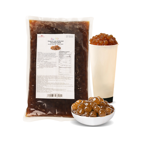 Thạch konjac 3Q đường đen   黑糖 3Q蒟蒻晶球